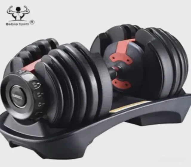 Adjustable Dumbbell 24kg 52.5lb 40kg 90lb Gym Dumbbell Fitness Equipment shown in its Made-in-China supplier listing