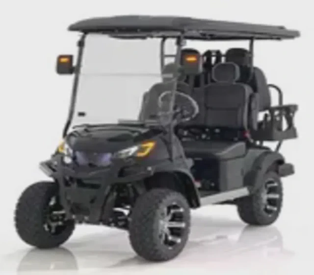 4 Seater Golf Buggy Electric Lithium Battery Powered 2+2 Person Electric Golf Car shown in its Made-in-China supplier listing