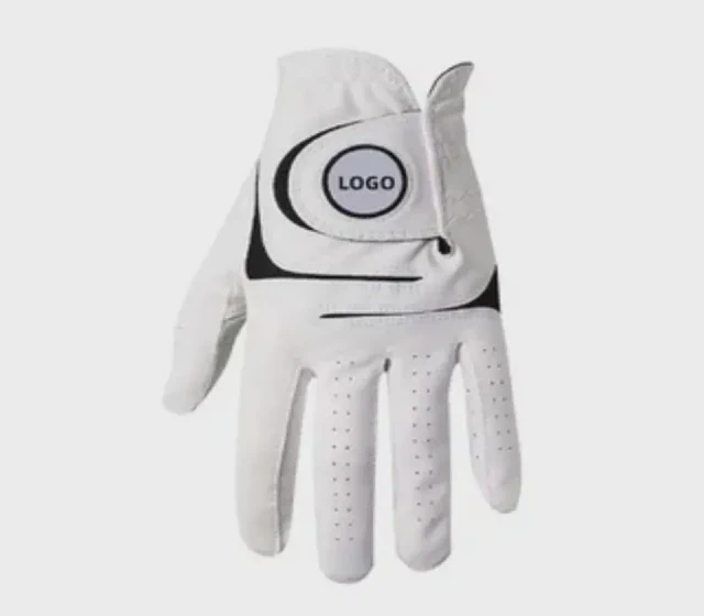 Men's Premium Synthetic Breathable Cabretta Weather Spann Golf Gloves shown in its Made-in-China supplier listing