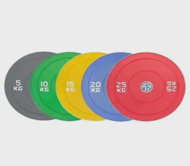 Made-in-Chinaのサプライヤー掲載ページに表示されたGym Fitness Colored Weight Discs Rubber Bumper Weight Plates