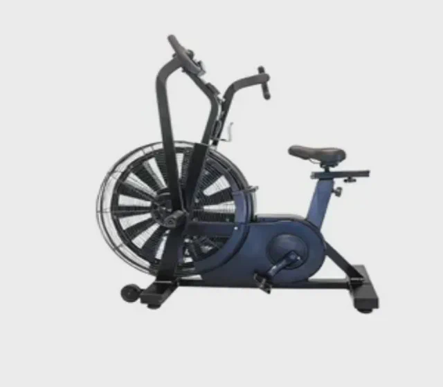 Home Gym Equipment Air Resistance Upright Indoor Exercise Bike Fan Bike shown in its Made-in-China supplier listing