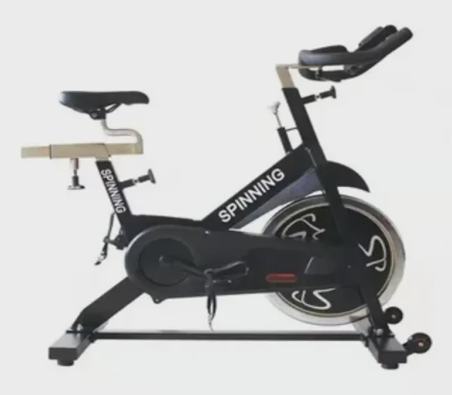 Hot Selling Exercise Spinning Bike Gym Fitness Equipment for Commercial Cardio Training shown in its Made-in-China supplier listing