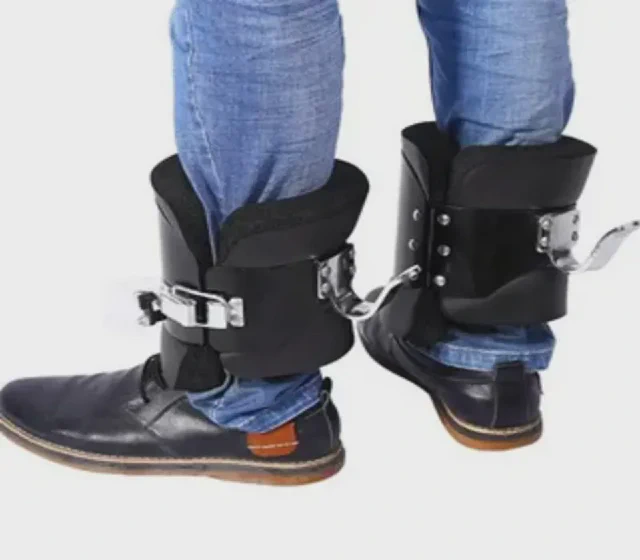 Fitness Exercise Hanging Pull up Boot Compression Relief Anti Gravity Inversion Boots shown in its Made-in-China supplier listing