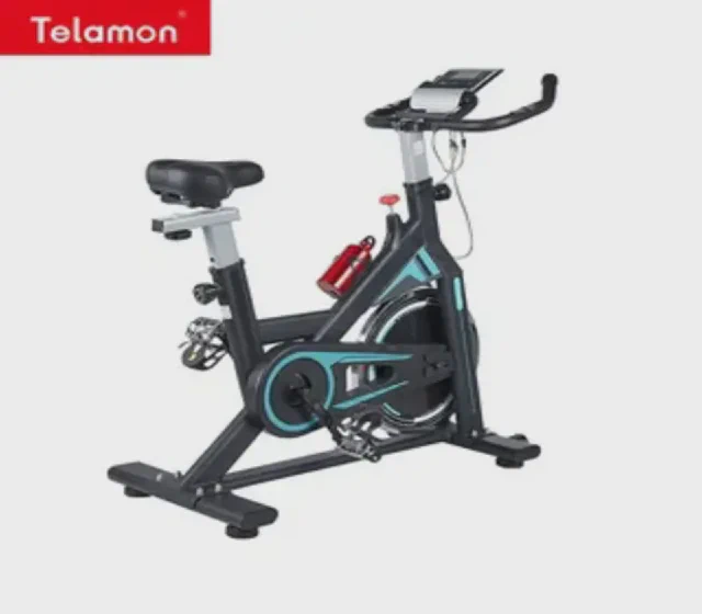 China Indoor Professional Commercial Smart Stationary Foldable Quiet Spinning Bike shown in its Made-in-China supplier listing